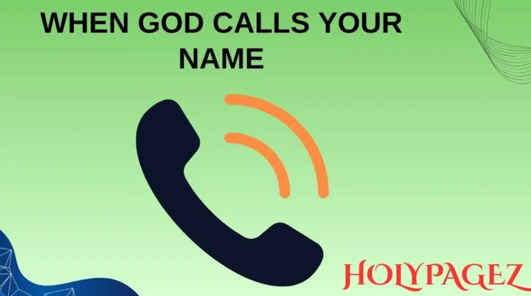 When God Calls Your Name
