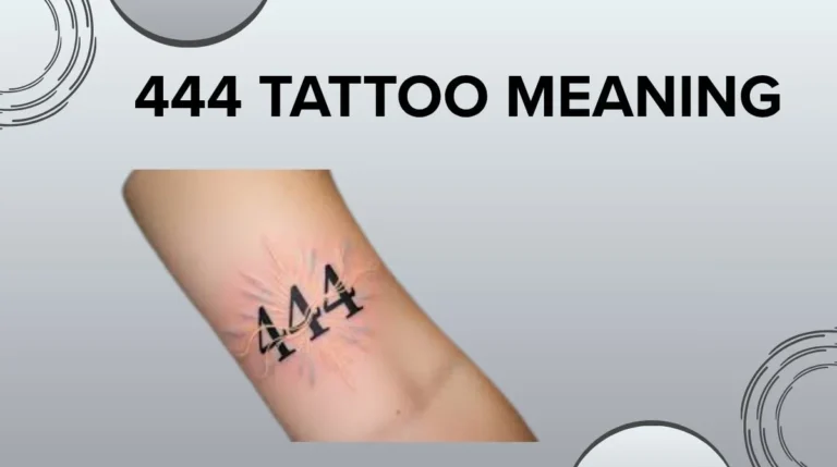 444 Tattoo Meaning