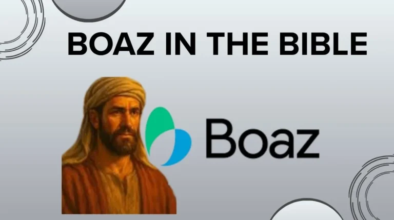 Boaz in the Bible