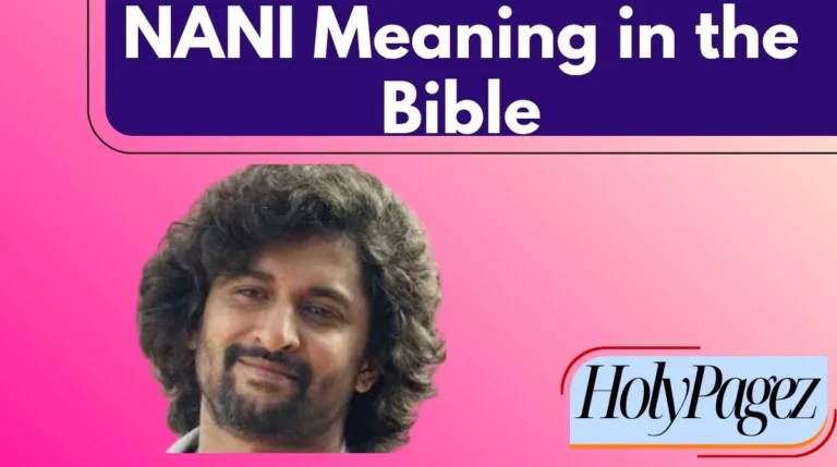 NANI Meaning in the Bible