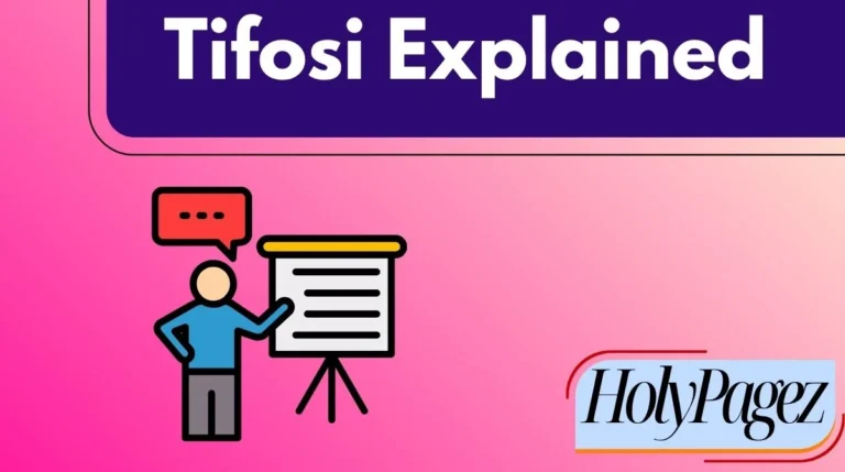 Tifosi Explained