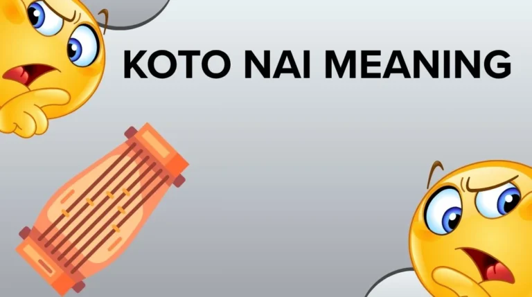 Koto Nai Meaning