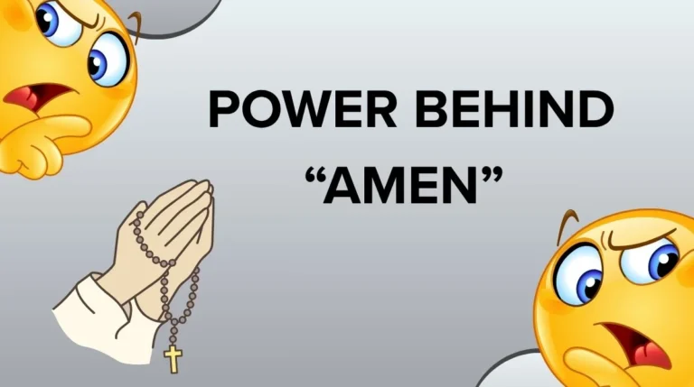Power Behind โAmenโ